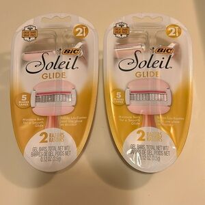 NEW Bic Soleil Glide Razors 2/2 pack